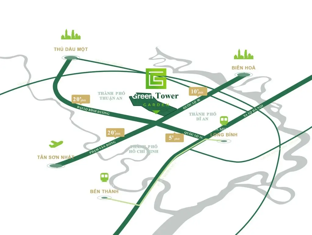 Vị Trí Green Skyline